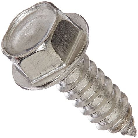 stainless hex washer head screws